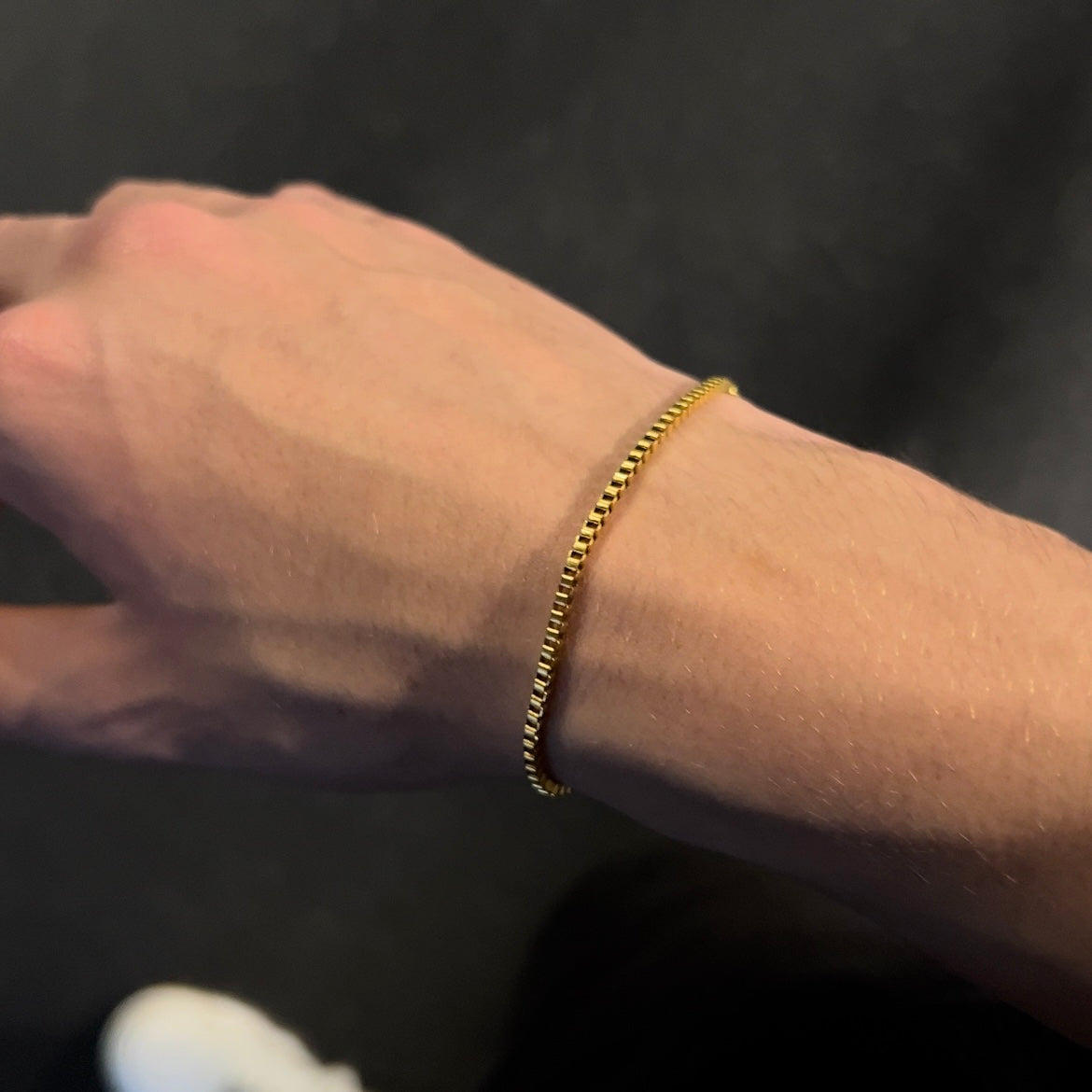 BOX GOLD BRACELET