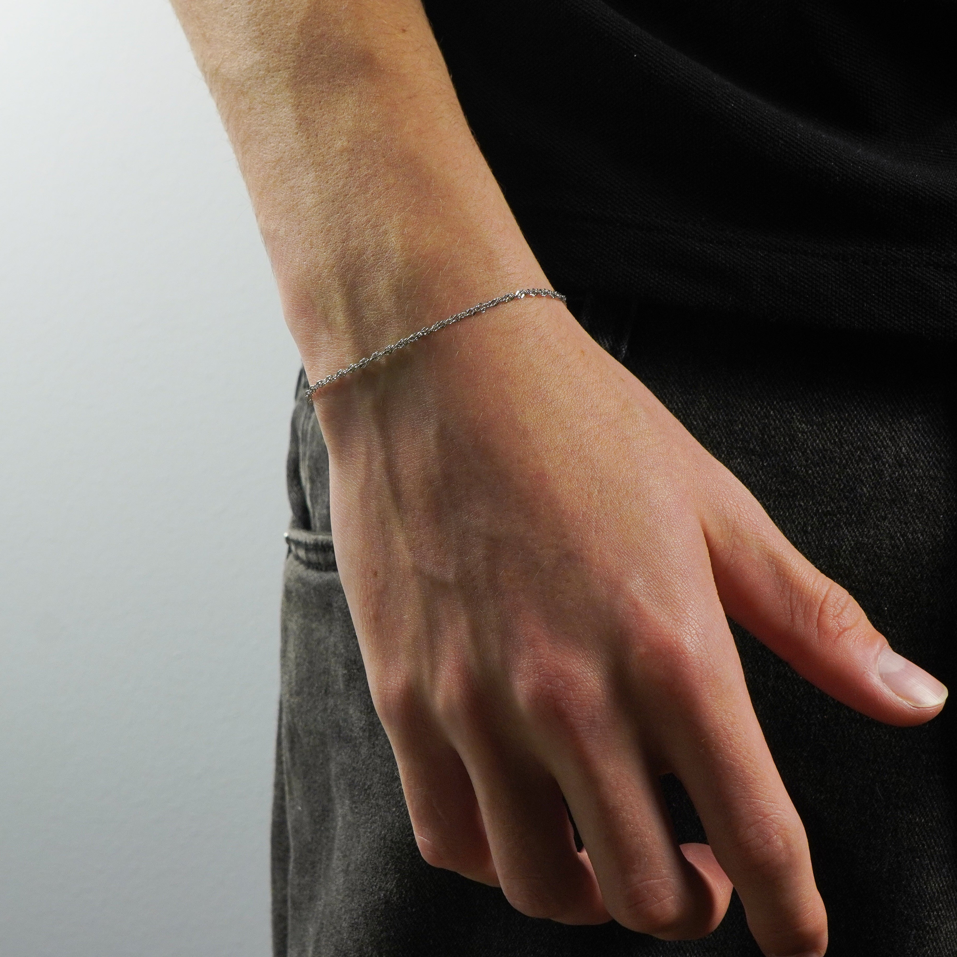 Pulsera Plata Adn hombre  - Tropic Jewelry