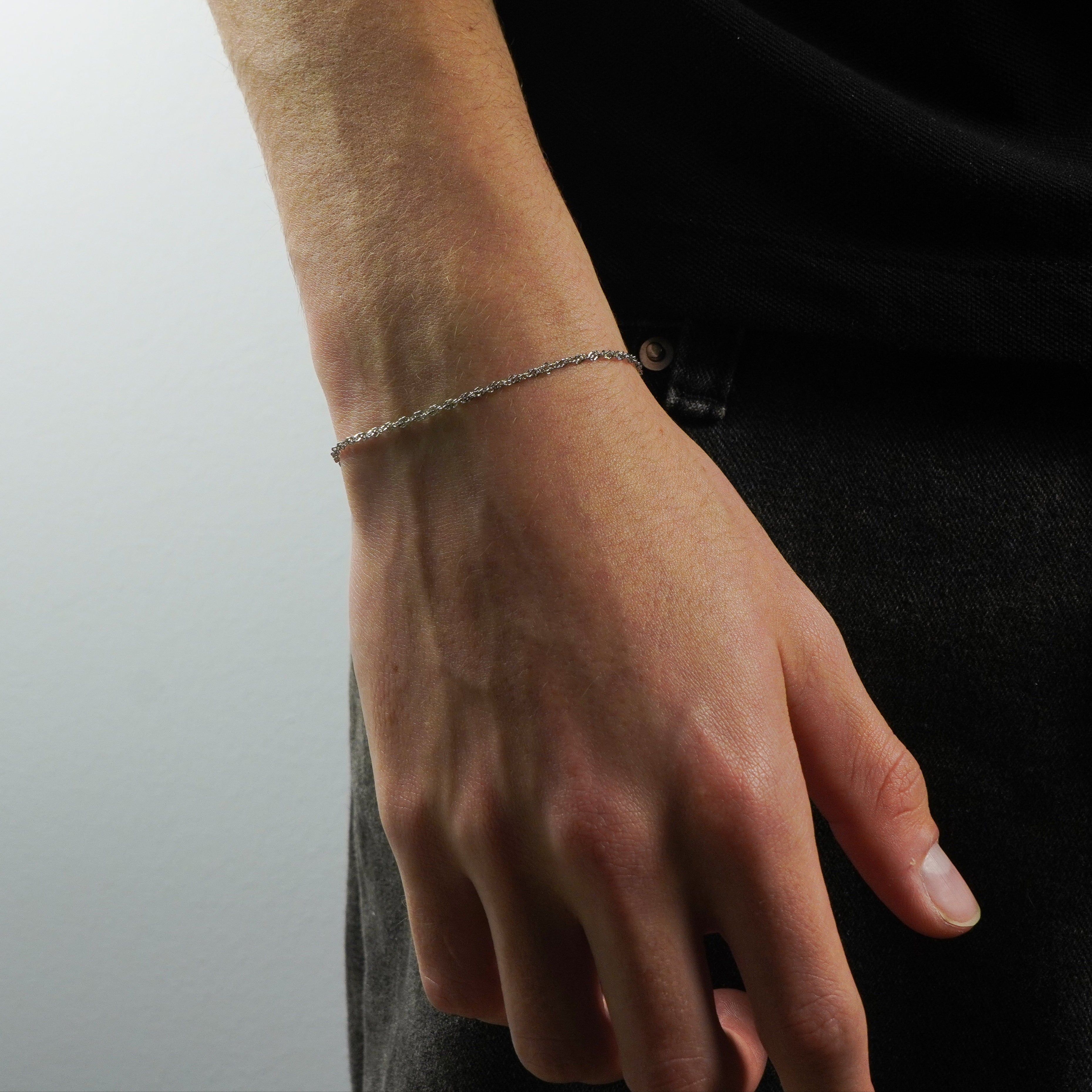 Pulsera Plata Adn para hombre  - Tropic Jewelry