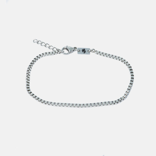 Pulsera Plata Box  - Tropic Jewelry