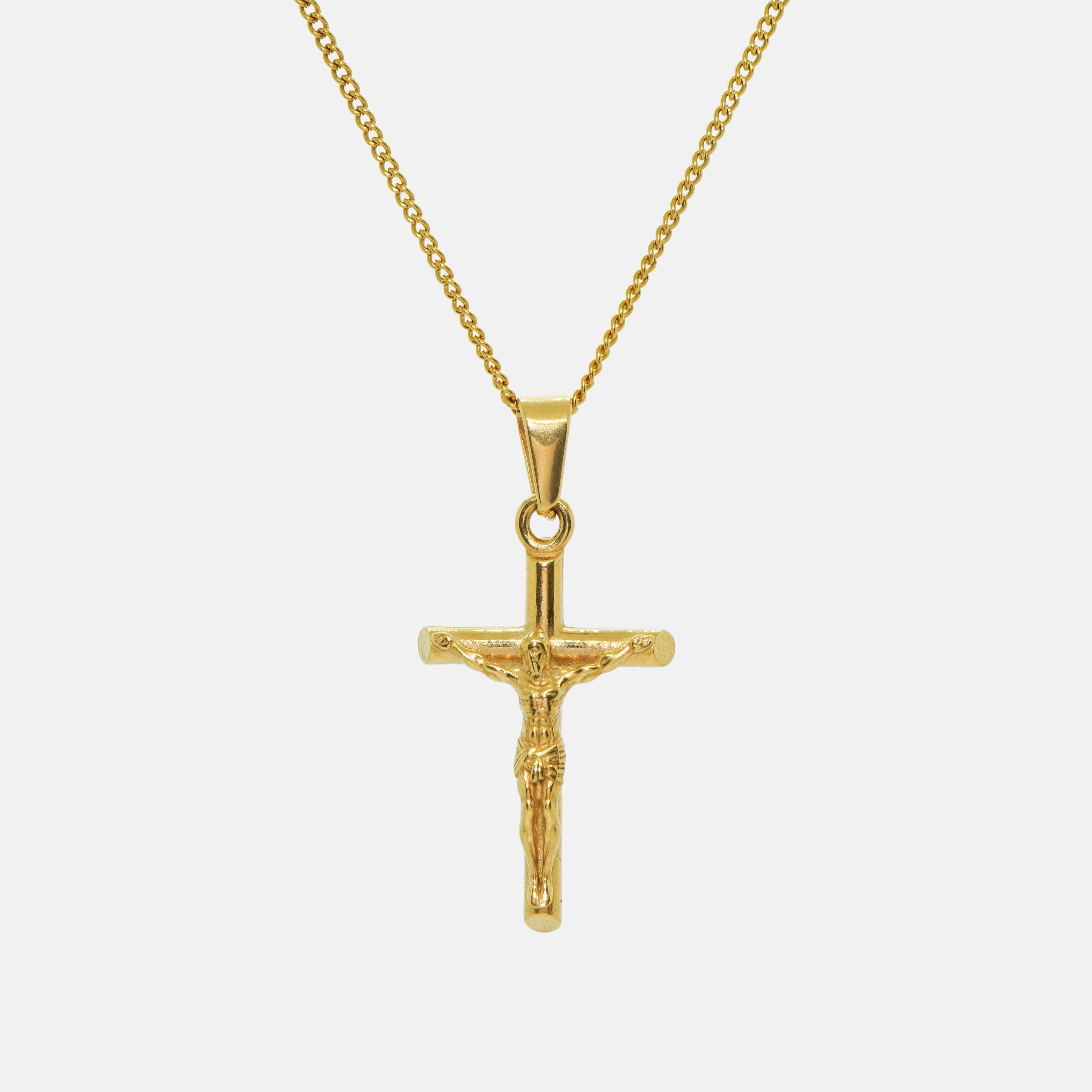 CRUCIFIX GOLD NECKLACE