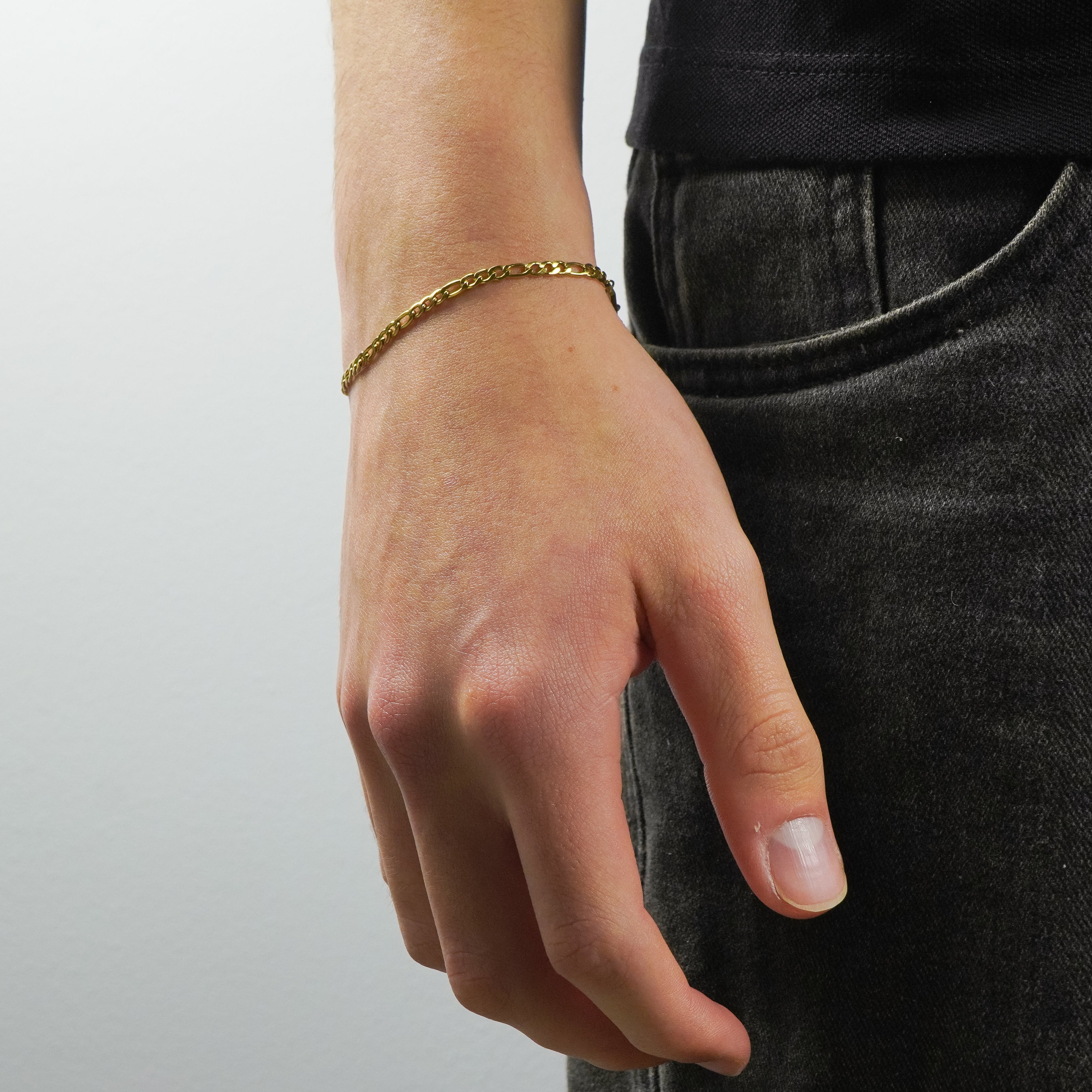 Figaro Gold Bracelet - Tropic Creations