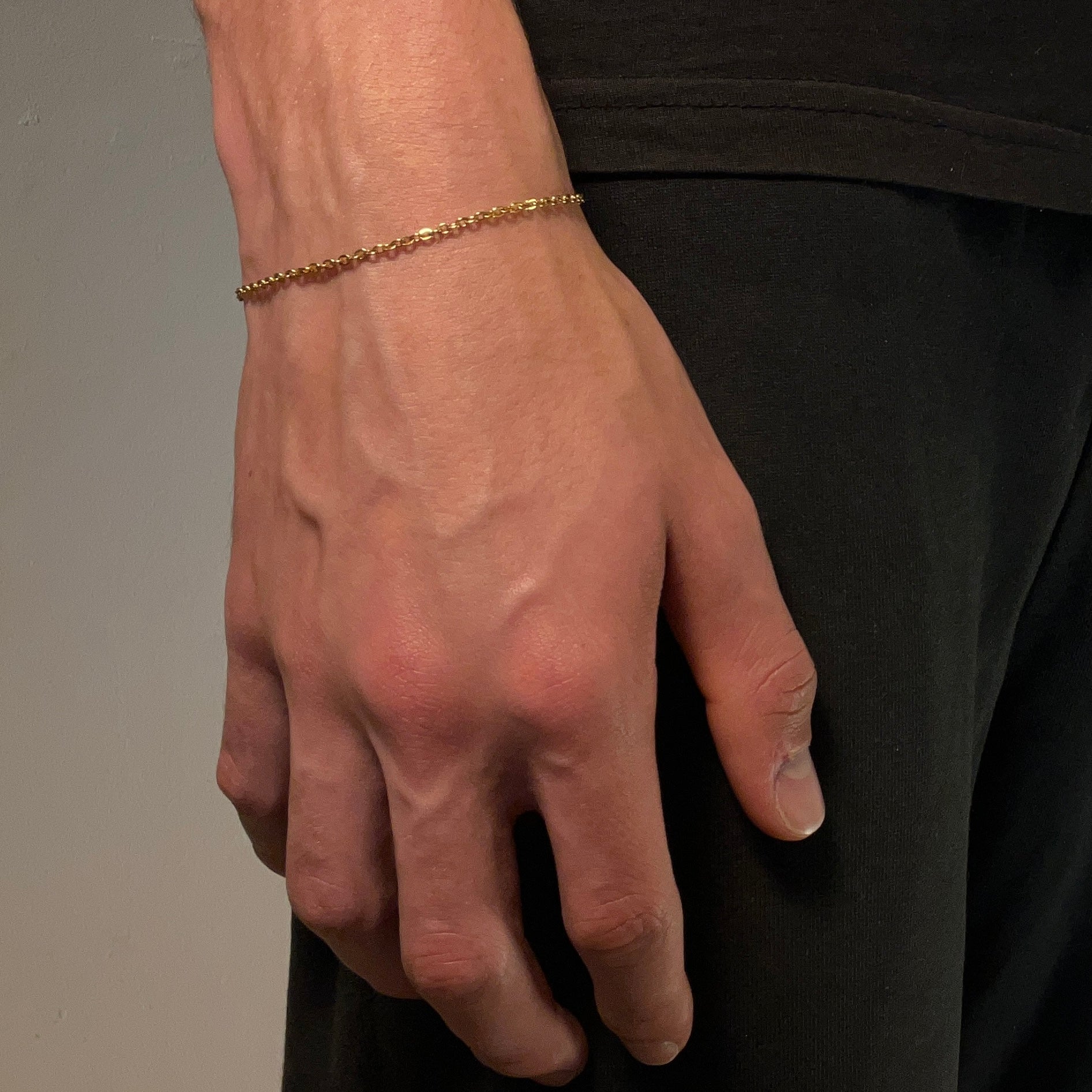 CABLE GOLD BRACELET